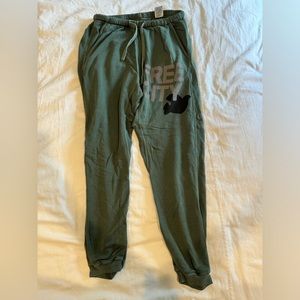 Free City Green Sweatpant Joggers